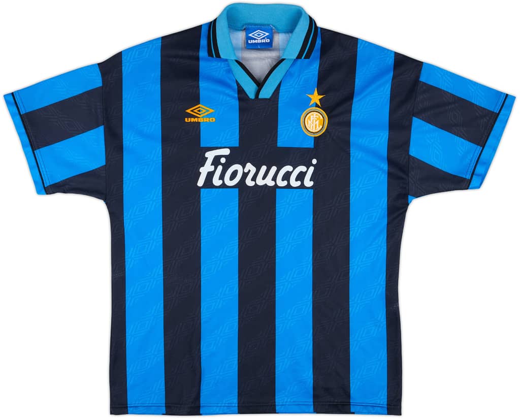 1994-95 Inter Milan Home Shirt - 8/10 - (L)