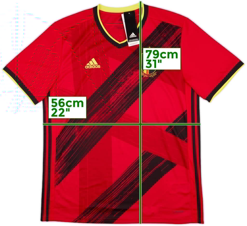 2020-21 Belgium Home Shirt (L)