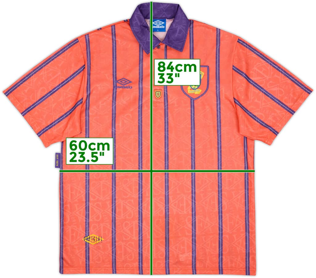 1993-95 Scotland Away Shirt - 9/10 - (XL)