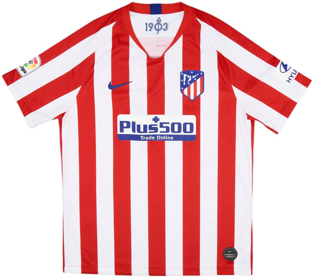 2019-20 Atletico Madrid Home Shirt - 9/10 - (L)