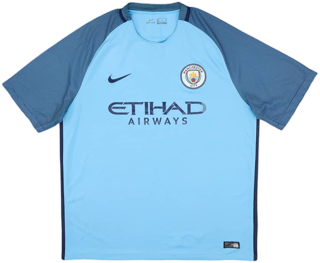 2016-17 Manchester City Home Shirt - 4/10 - (XL)