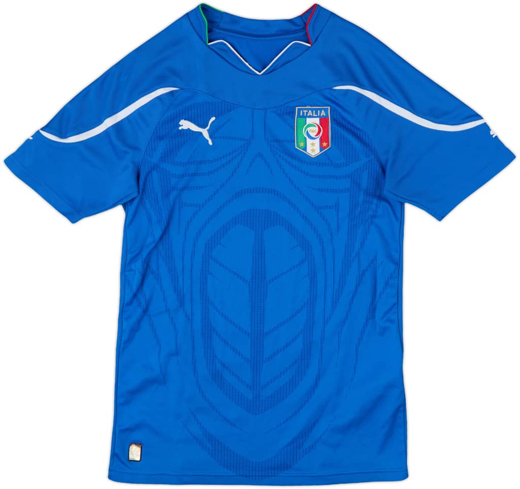 2010-12 Italy Home Shirt - 8/10 - (XL.Boys)