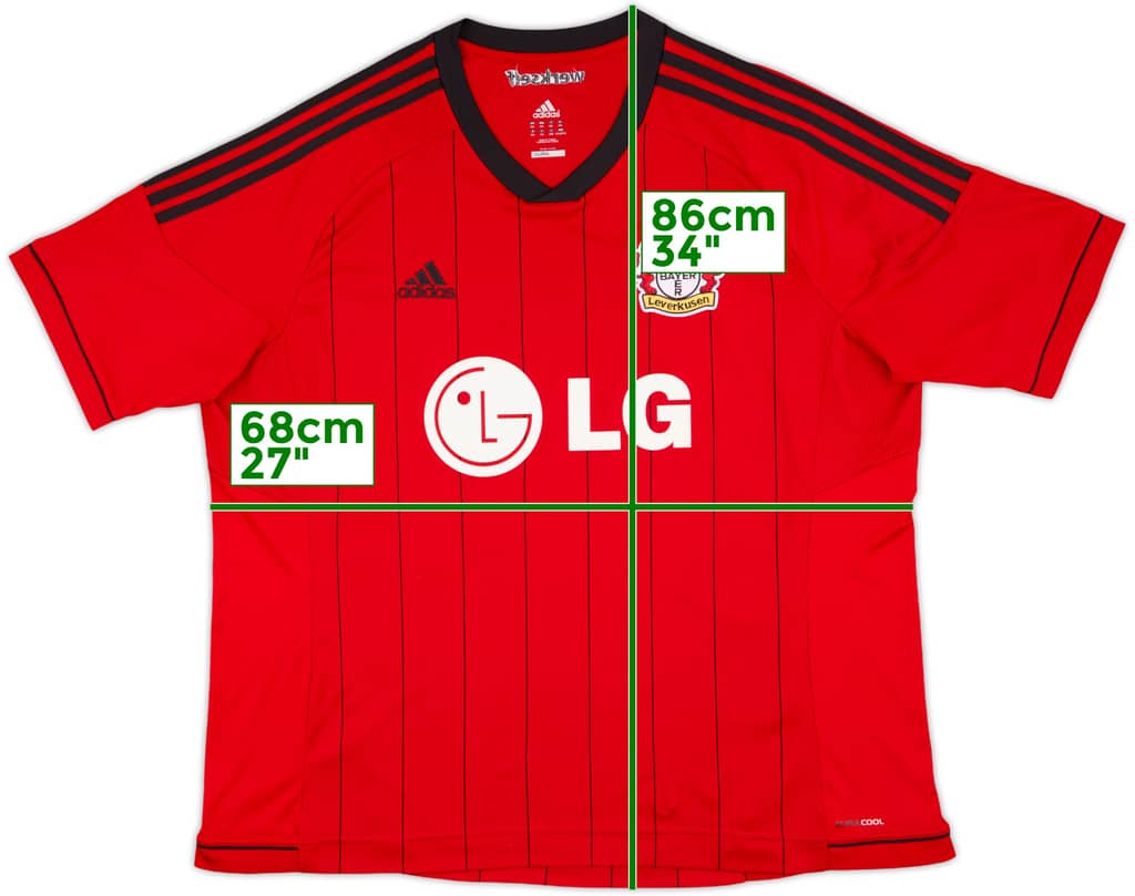 2012-13 Bayer Leverkusen Home Shirt - 9/10 - (3XL)