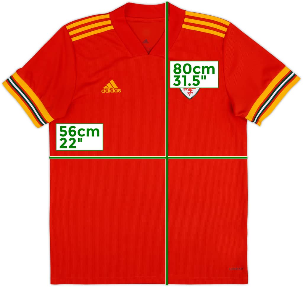 2020-21 Wales Home Shirt - 9/10 - (L)