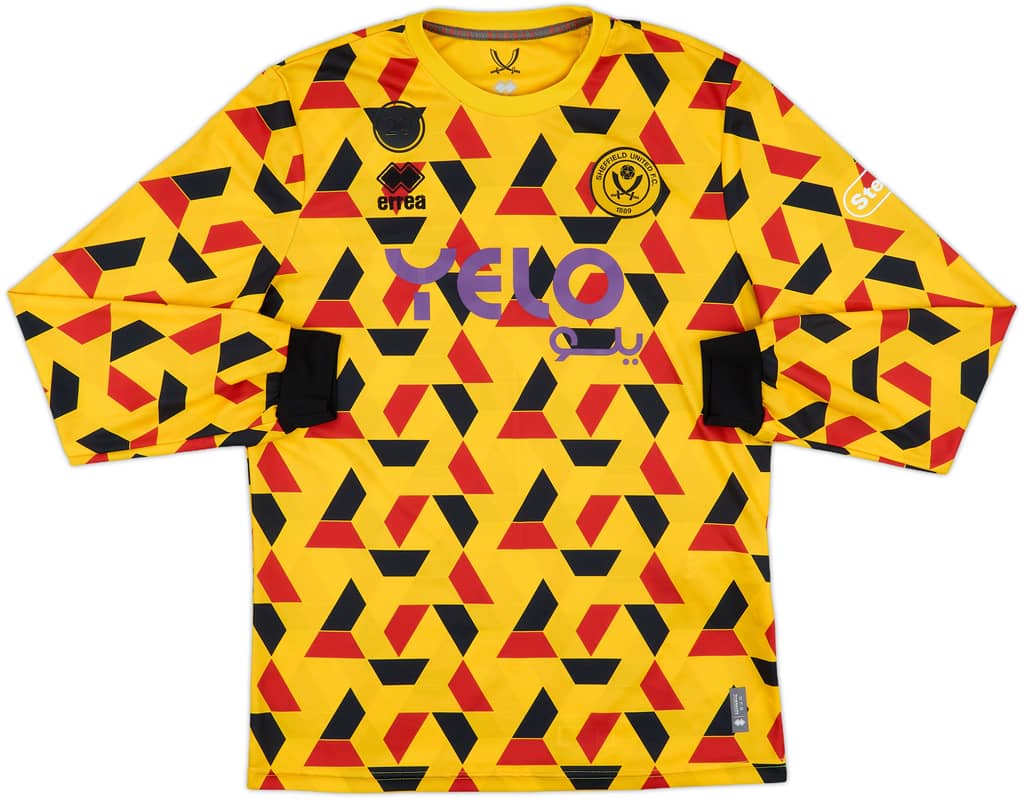 2023-24 Sheffield United Player Issue Errea Training L/S Shirt #22 - 8/10 - (XL)