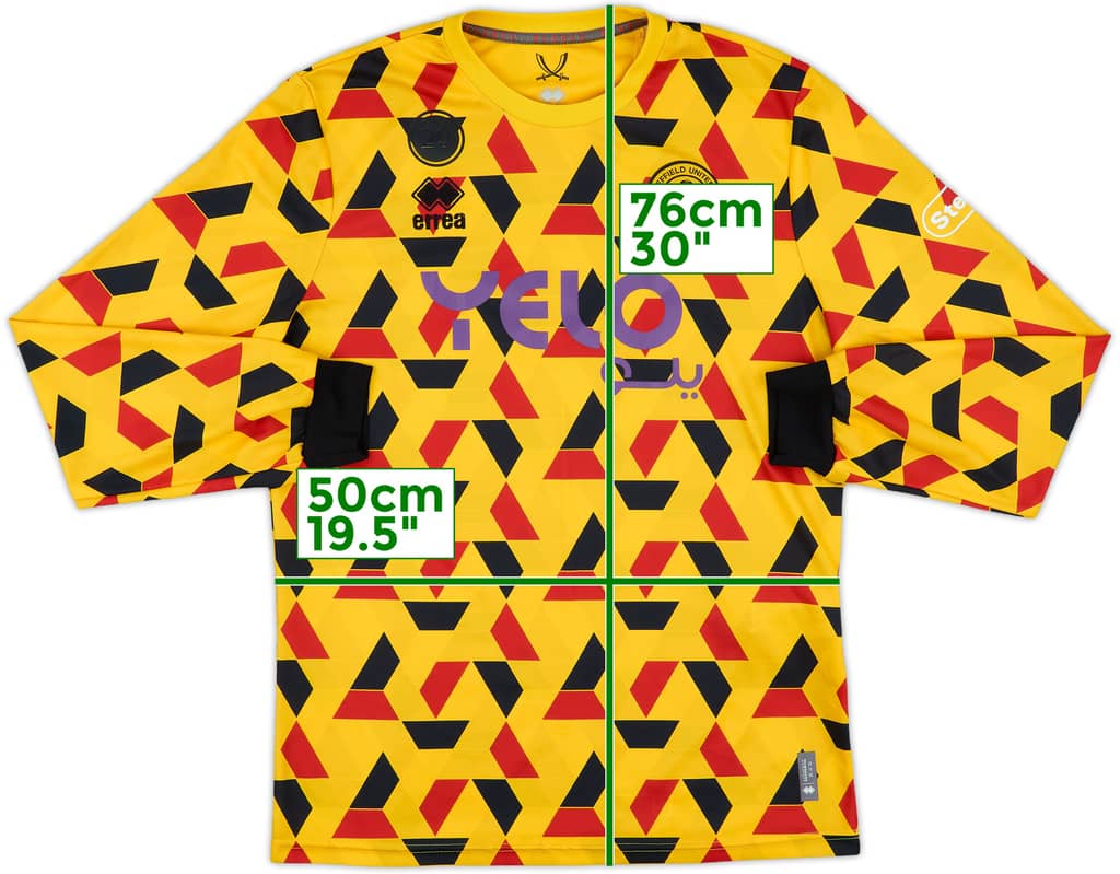 2023-24 Sheffield United Player Issue Errea Training L/S Shirt #22 - 8/10 - (XL)