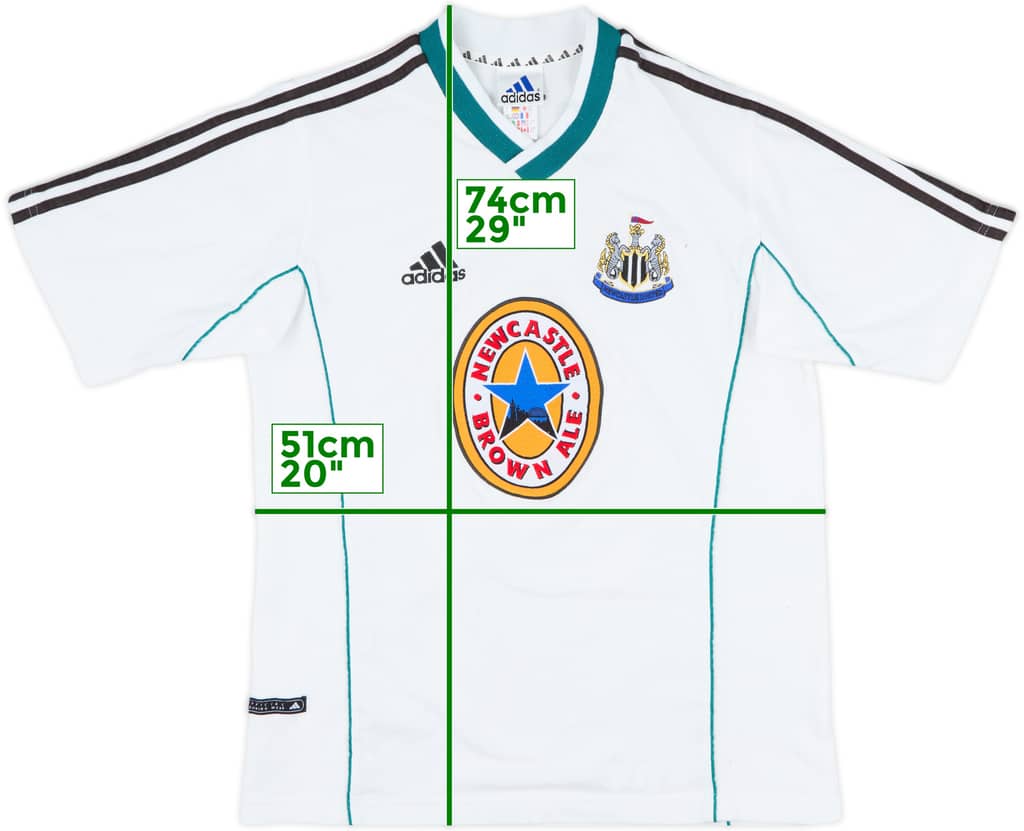 1999-00 Newcastle adidas Cotton Tee - 9/10 - (S)
