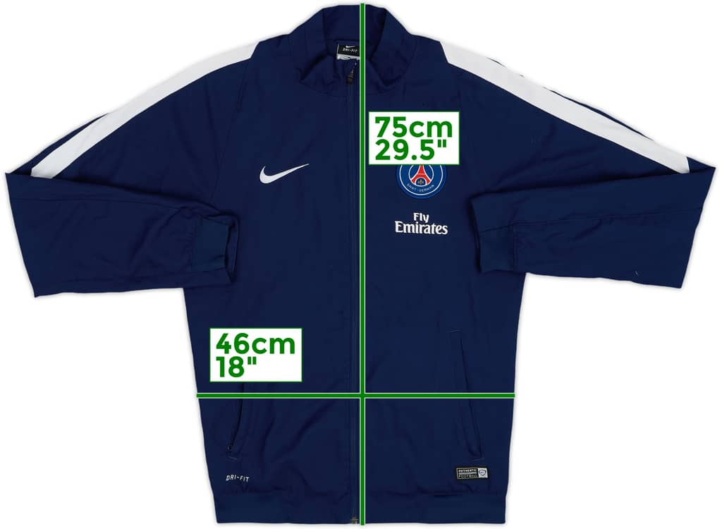 2015-16 Paris Saint-Germain Nike Track Jacket - 5/10 - (S)