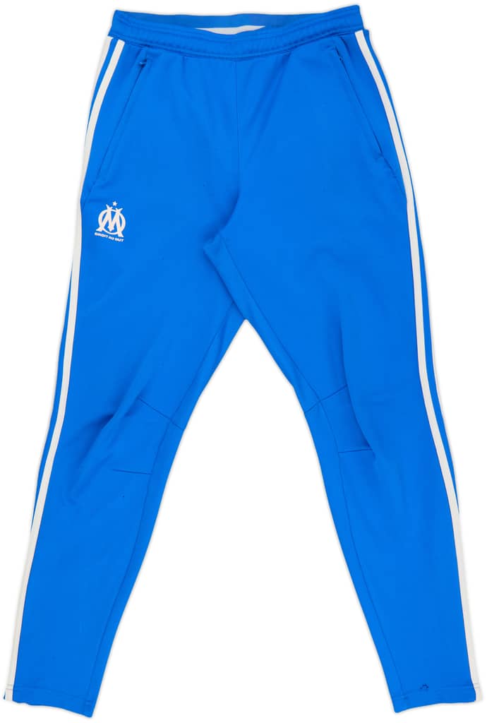 2015-16 Olympique Marseille adidas Track Pants/Bottoms - 8/10 - (M)