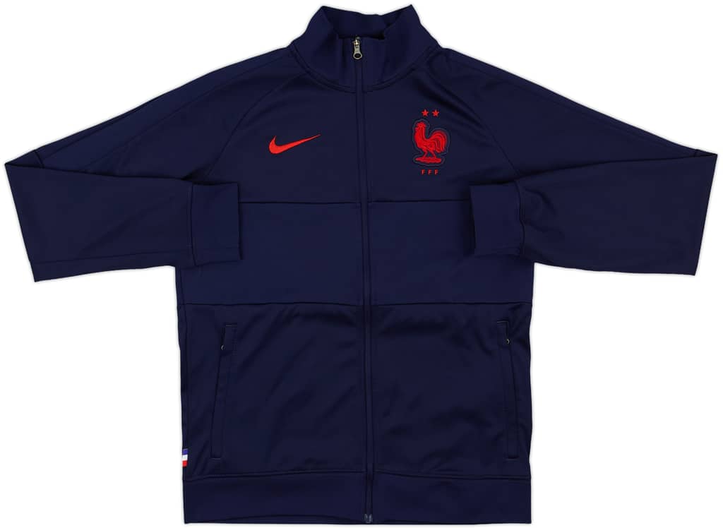 2020-21 France Nike Track Jacket - 8/10 - (L.Boys)
