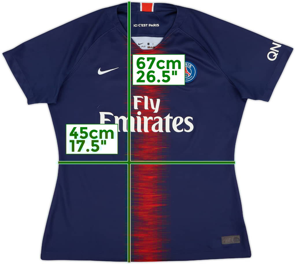 2016-17 Paris Saint-Germain Home Shirt - 8/10 - (Women's L)