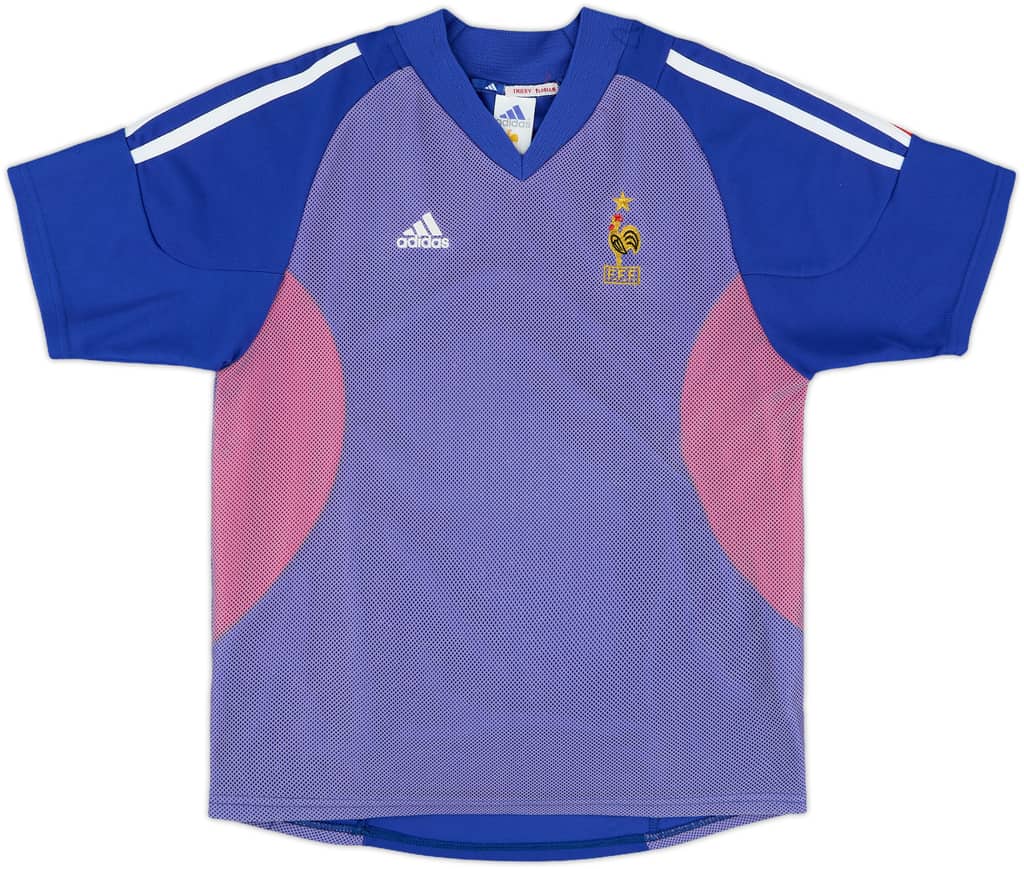 2002-04 France Home Shirt - 4/10 - (XS)