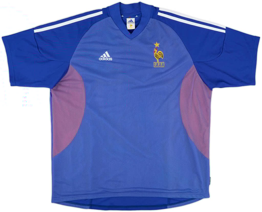 2002-04 France Home Shirt - 4/10 - (XL)