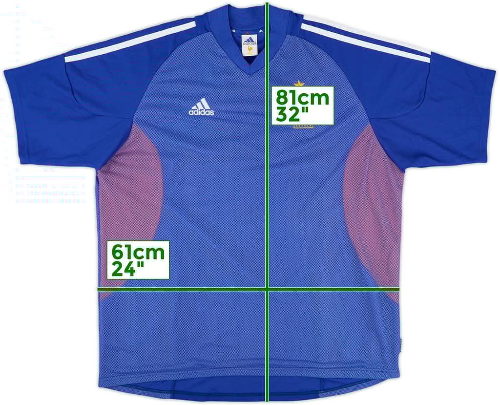 2002-04 France Home Shirt - 4/10 - (XL)