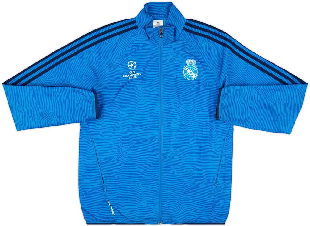 2015-16 Real Madrid CL adidas Track Jacket - 9/10 - (S)