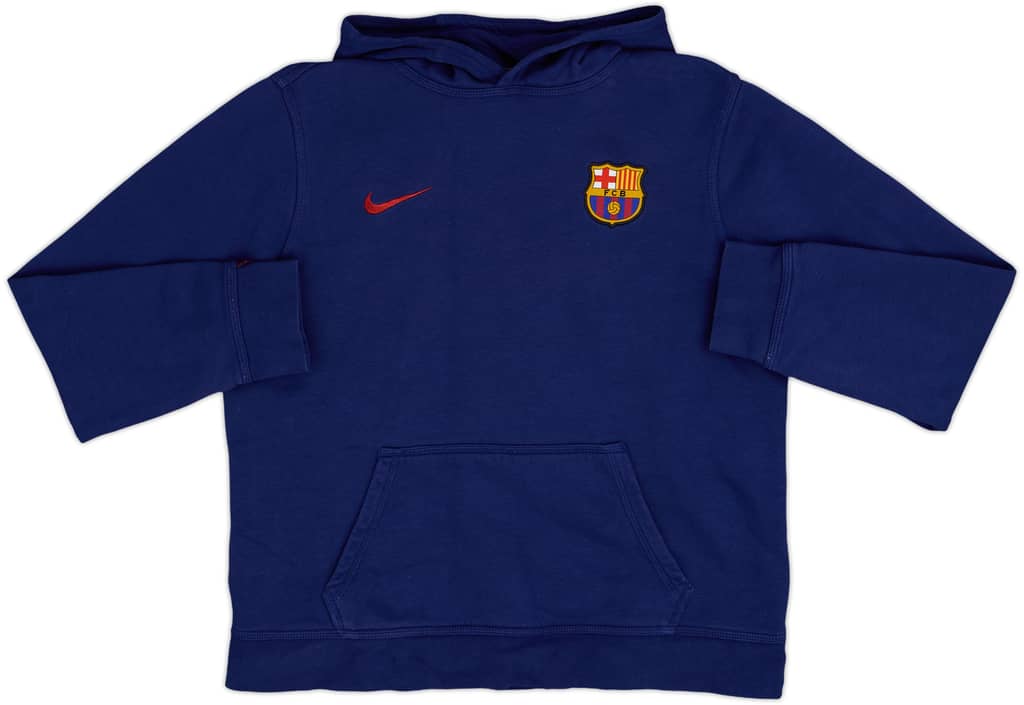 2016-17 Barcelona Nike Hoodie - 9/10 - (XL.Boys)