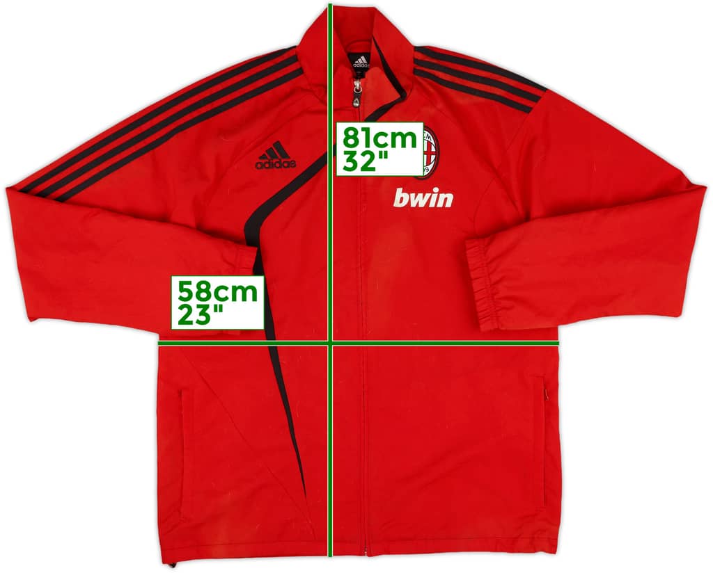 2009-10 AC Milan adidas Track Jacket - 6/10 - (M/L)