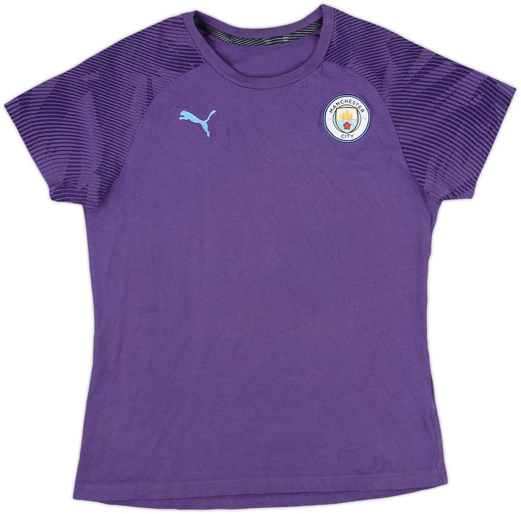 2019-20 Manchester City Puma Cotton Tee - 8/10 - (M.Boys)