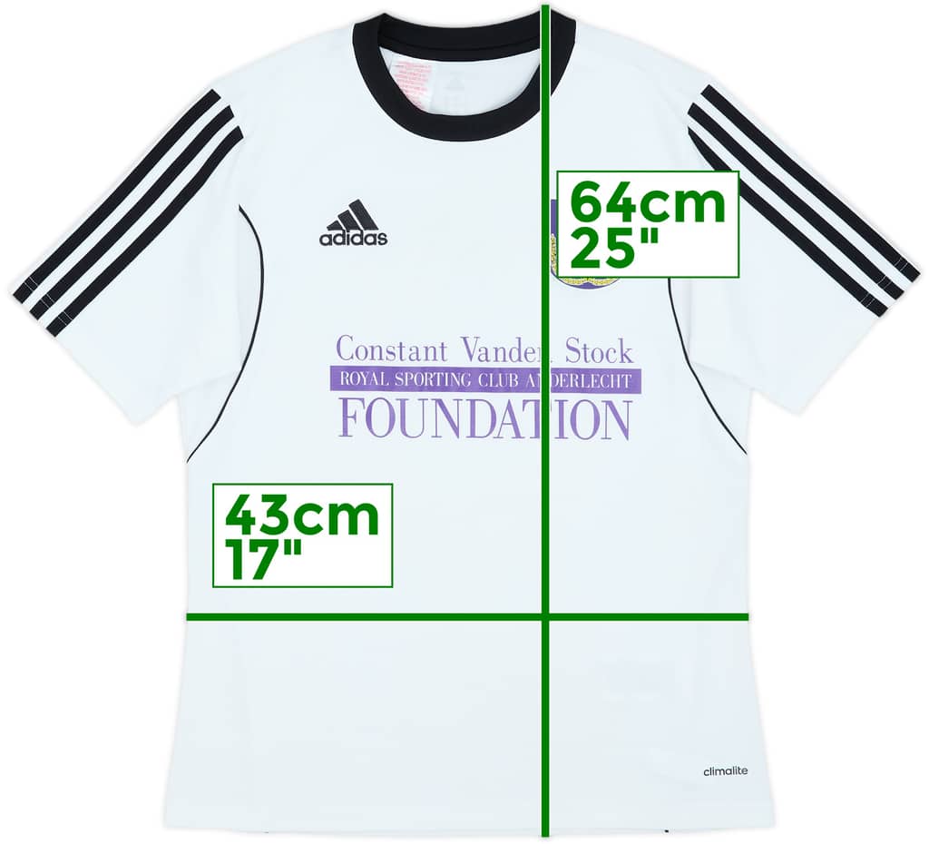 2016-17 Anderlecht adidas Training Shirt - - 5/10 - (XL.Boys)