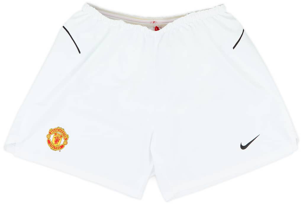 2004-06 Manchester United Home Shorts - 9/10 - (XL)