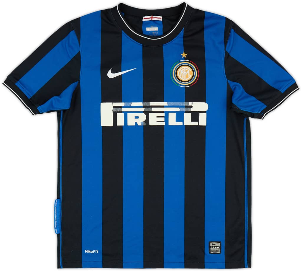 2009-10 Inter Milan Home Shirt - 5/10 - (L.Boys)