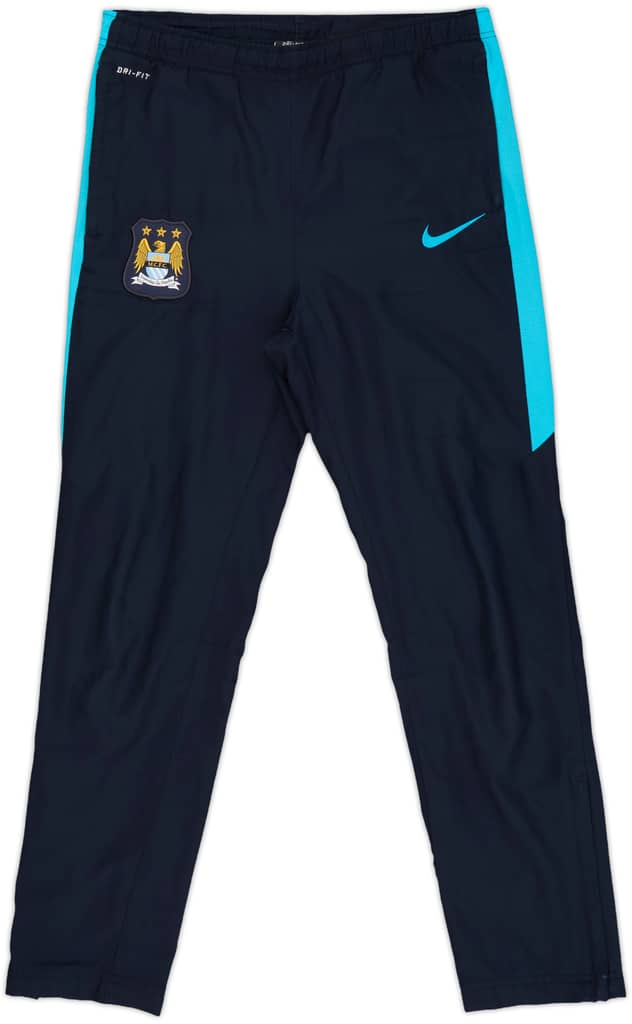 2015-16 Manchester City Nike Track Pants/Bottoms - 9/10 - (L.Boys)