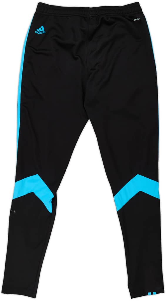 2014-15 Olympique Marseille adidas Track Pants/Bottoms - 9/10 - (S)