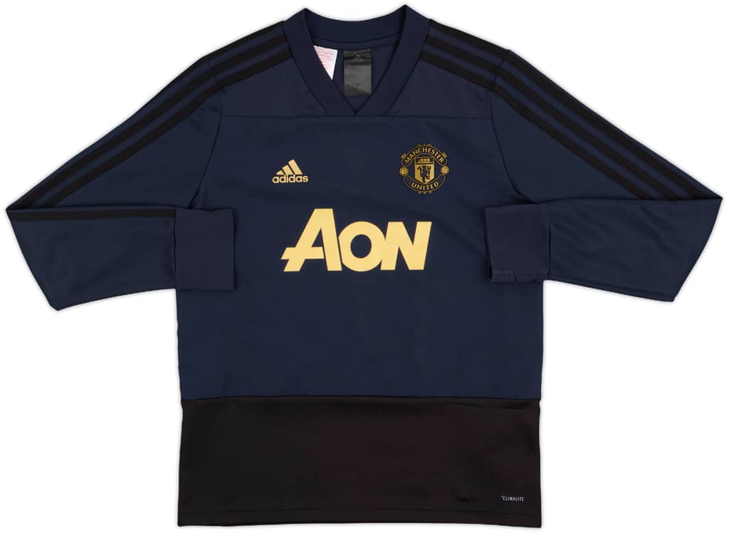 2018-19 Manchester United adidas Training Top - 8/10 - (M.Boys)