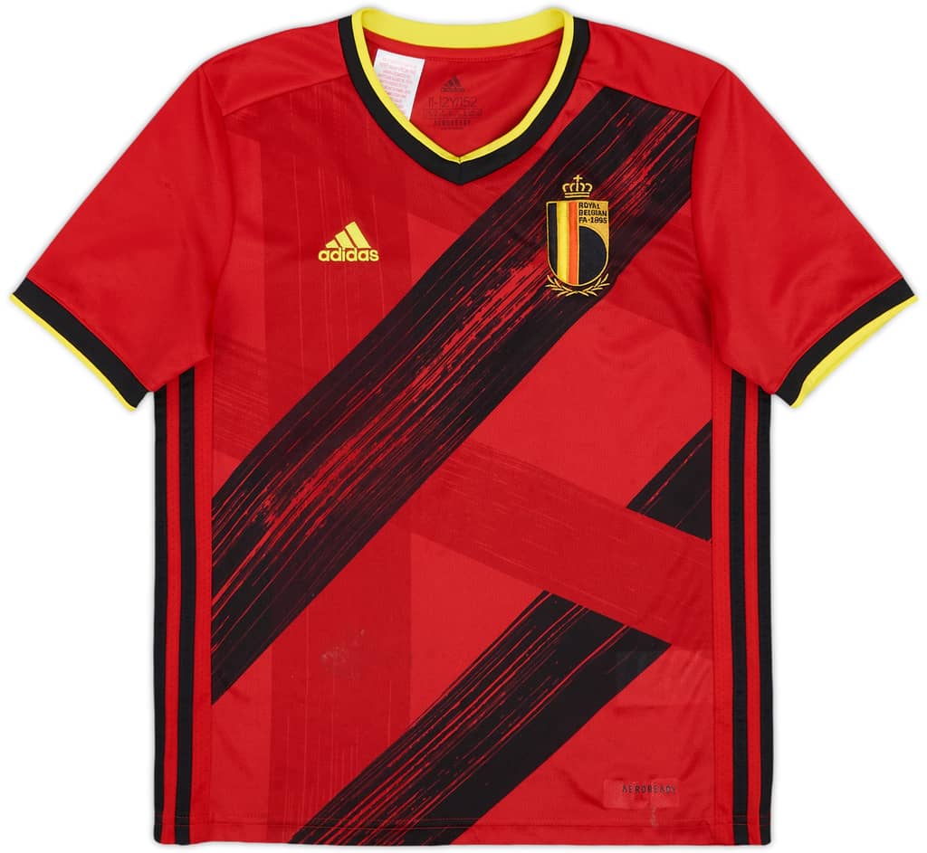 2020-21 Belgium Home Shirt - 10/10 - (M.Boys)
