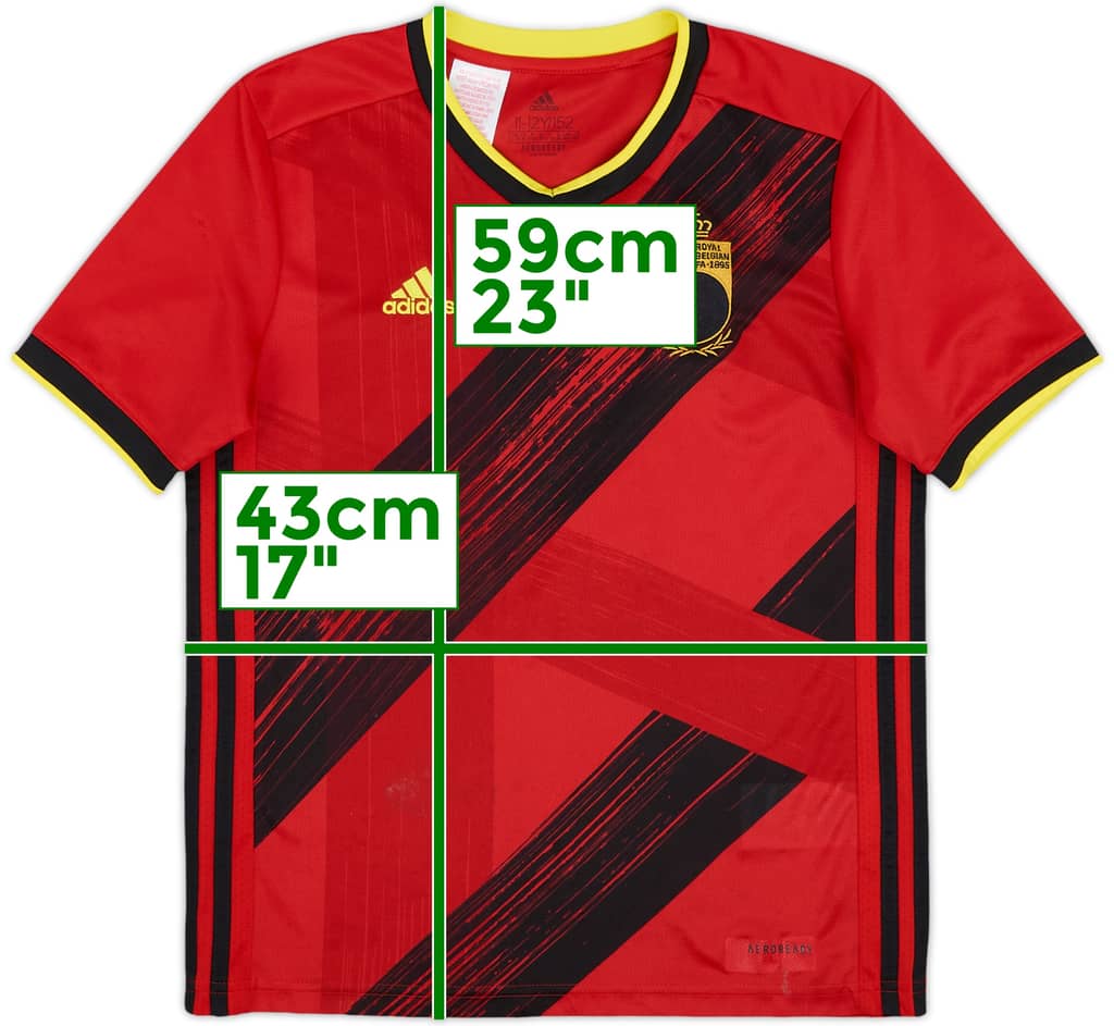 2020-21 Belgium Home Shirt - 10/10 - (M.Boys)
