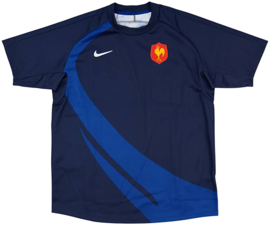 2007-08 France Rugby Home Shirt - 8/10 - (L)