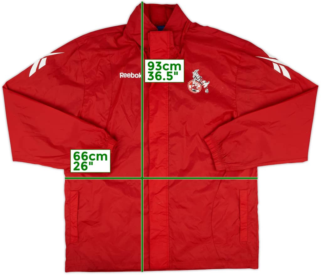 2010-11 FC Koln Reebok Hooded Rain Jacket - 4/10 - (XXL)