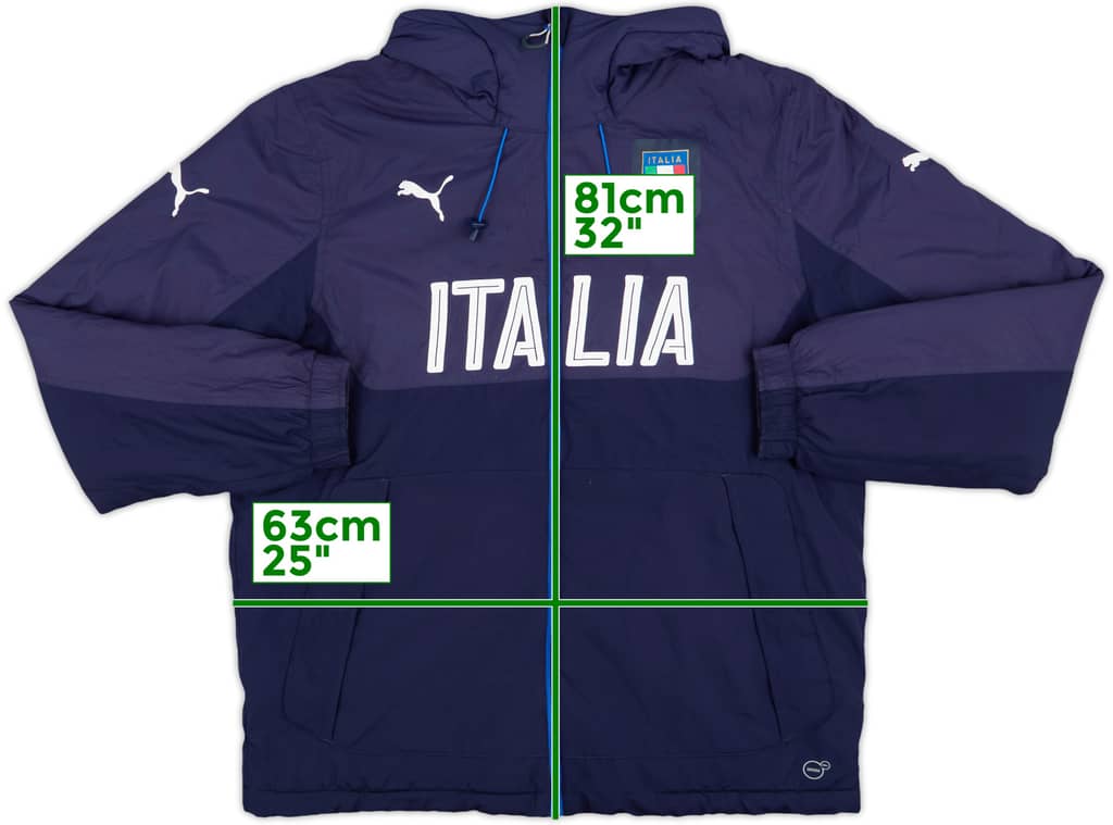 2014-16 Italy Puma Padded Bench Coat - 9/10 - (L)
