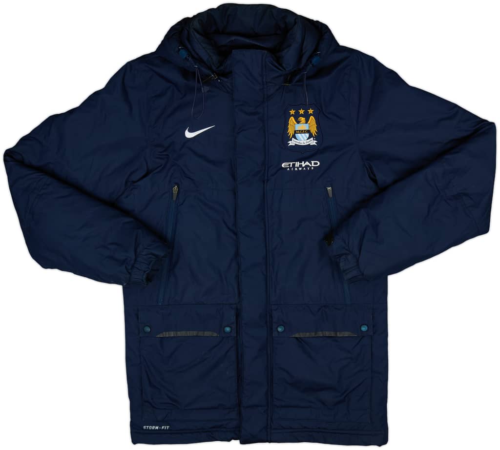 2013-14 Manchester City Nike Padded Bench Coat - 8/10 - (S)