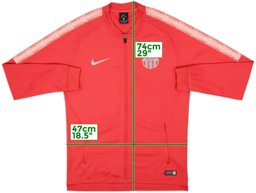 2018-19 Barcelona Nike Track Jacket - 9/10 - (M)