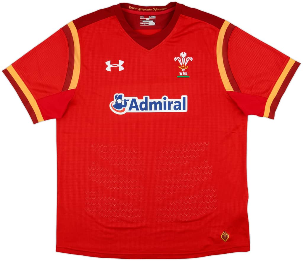 2015-16 Wales Rugby Home Shirt - 10/10 - (XL)