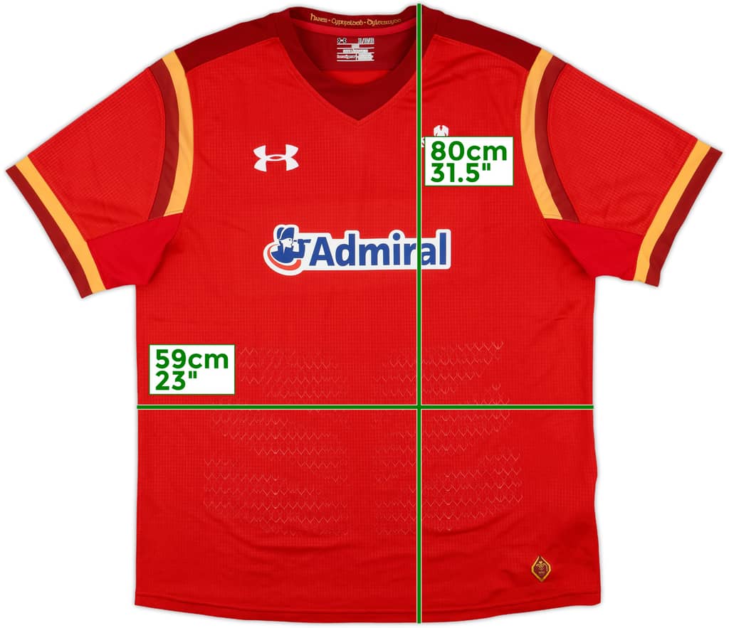 2015-16 Wales Rugby Home Shirt - 10/10 - (XL)