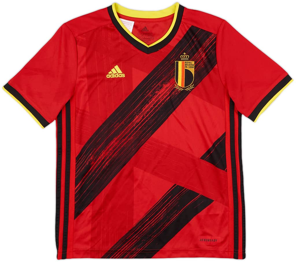 2020-21 Belgium Home Shirt - 9/10 - (M.Boys)
