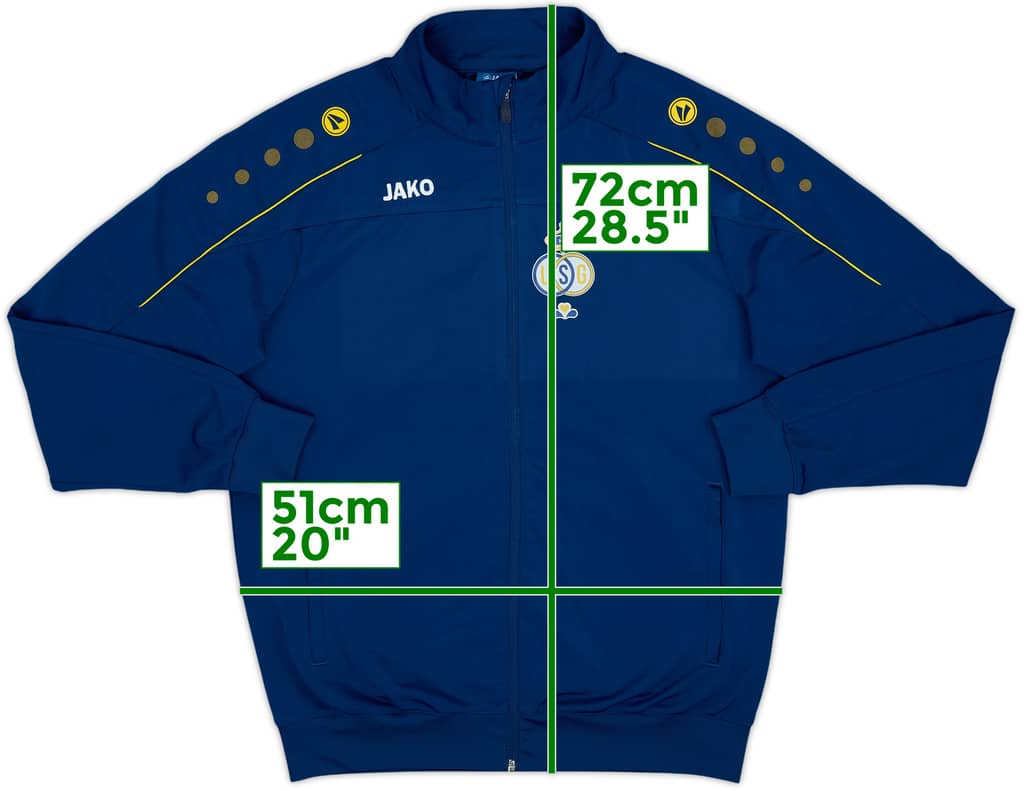 2007-08 Union Saint Gilloise Jako Track Jacket - 7/10 - (S)