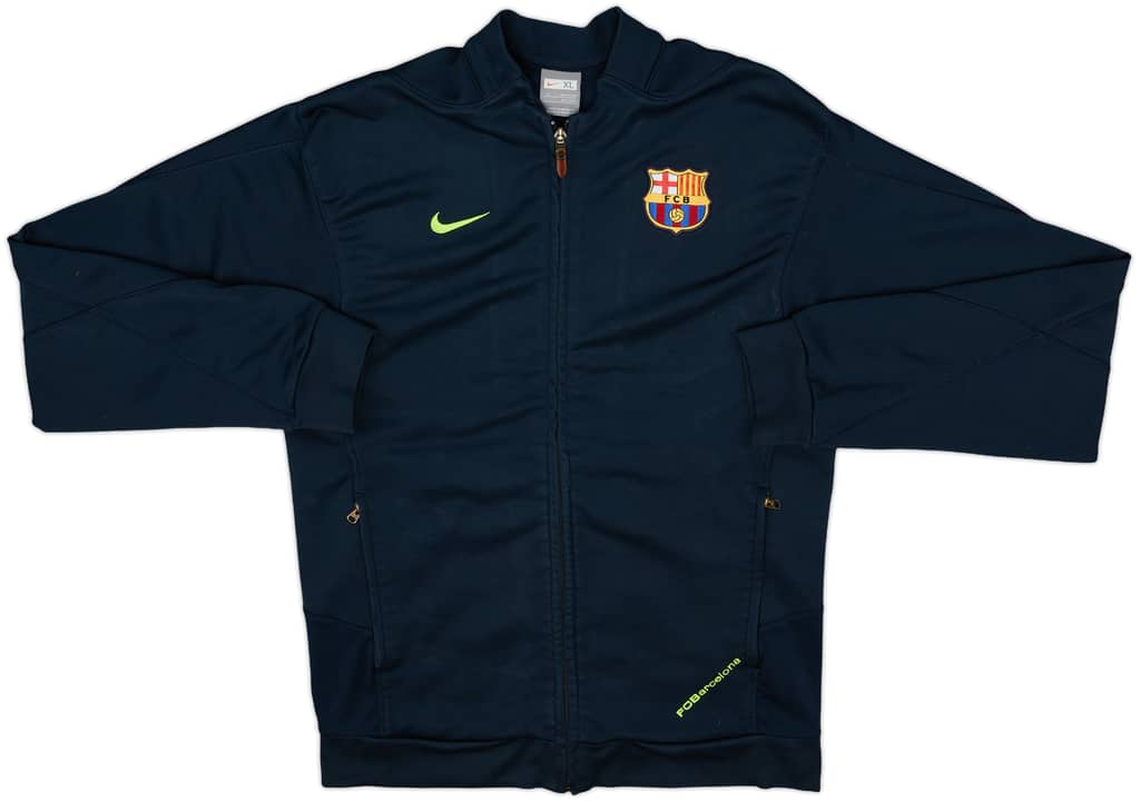 2007-08 Barcelona Nike Track Jacket - 8/10 - (XL.Boys)