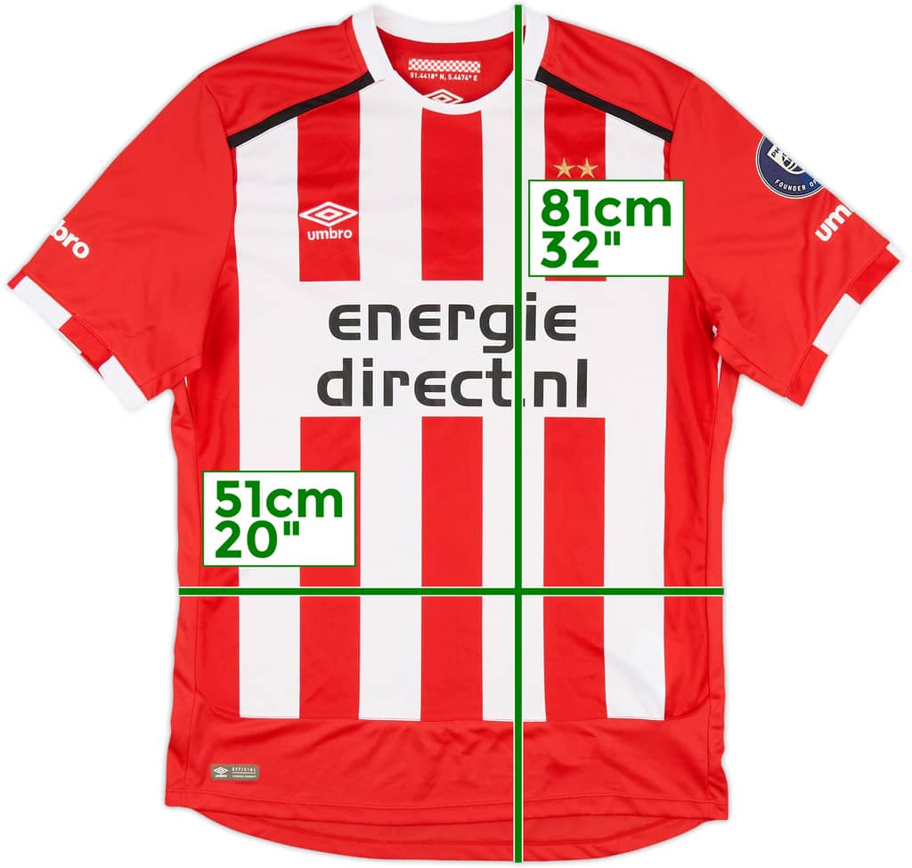 2016-17 PSV Home Shirt - 10/10 - (L)