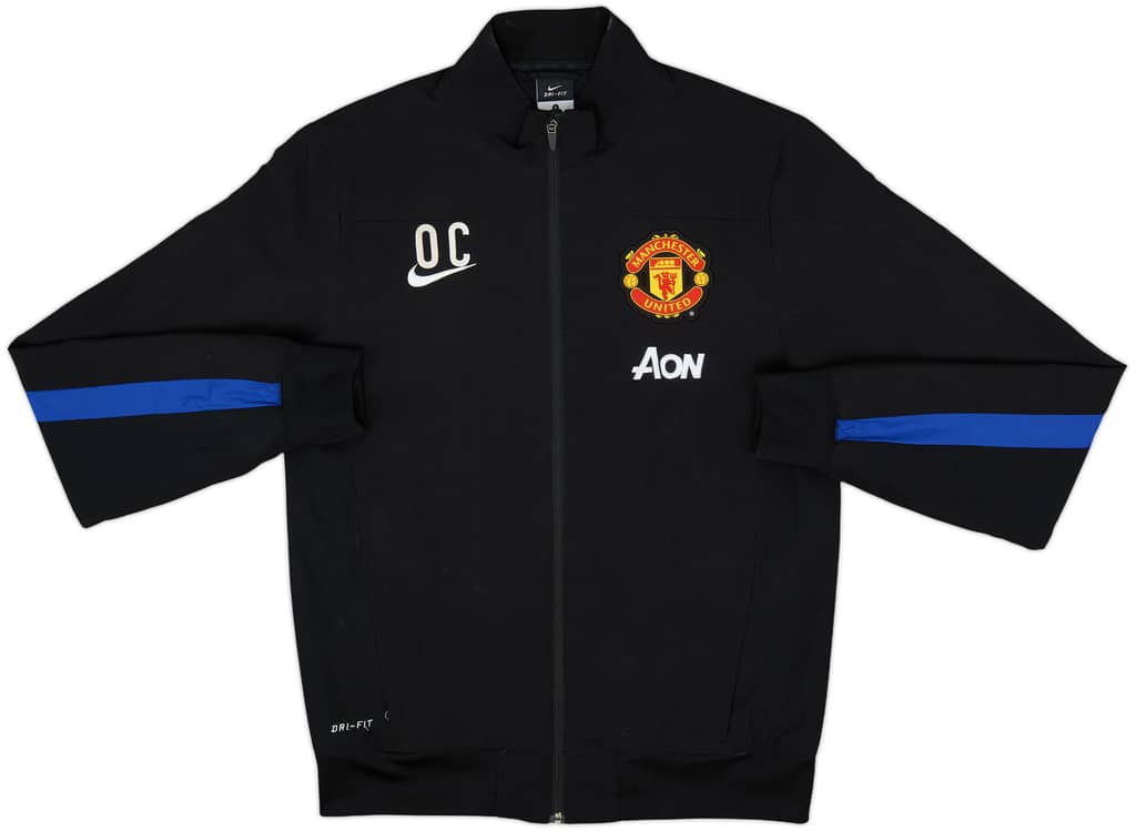 2013-14 Manchester United Staff Issue Nike Track Jacket 'OC' - 9/10 - (S)