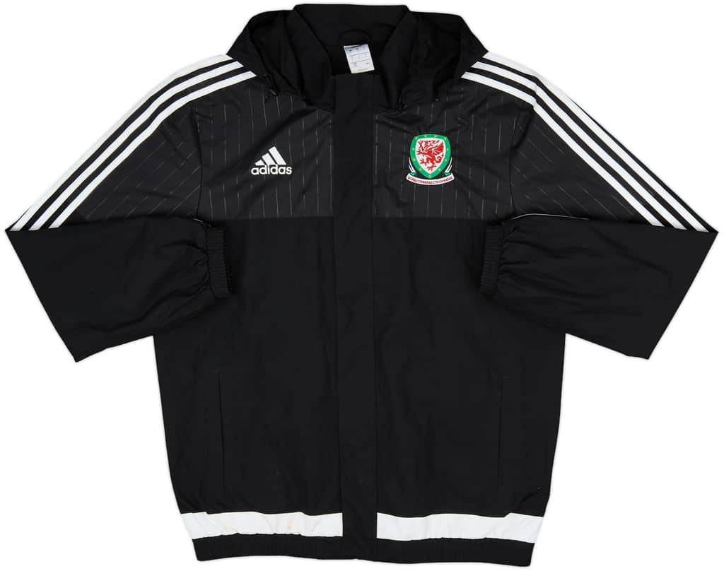 2015-16 Wales adidas Hooded Track Jacket - 6/10 - (L)