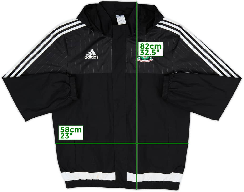 2015-16 Wales adidas Hooded Track Jacket - 6/10 - (L)