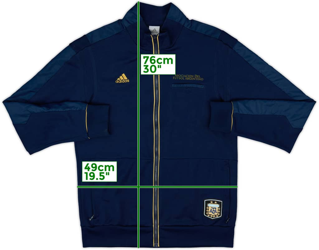 2010-11 Argentina adidas Track Jacket - 8/10 - (M)