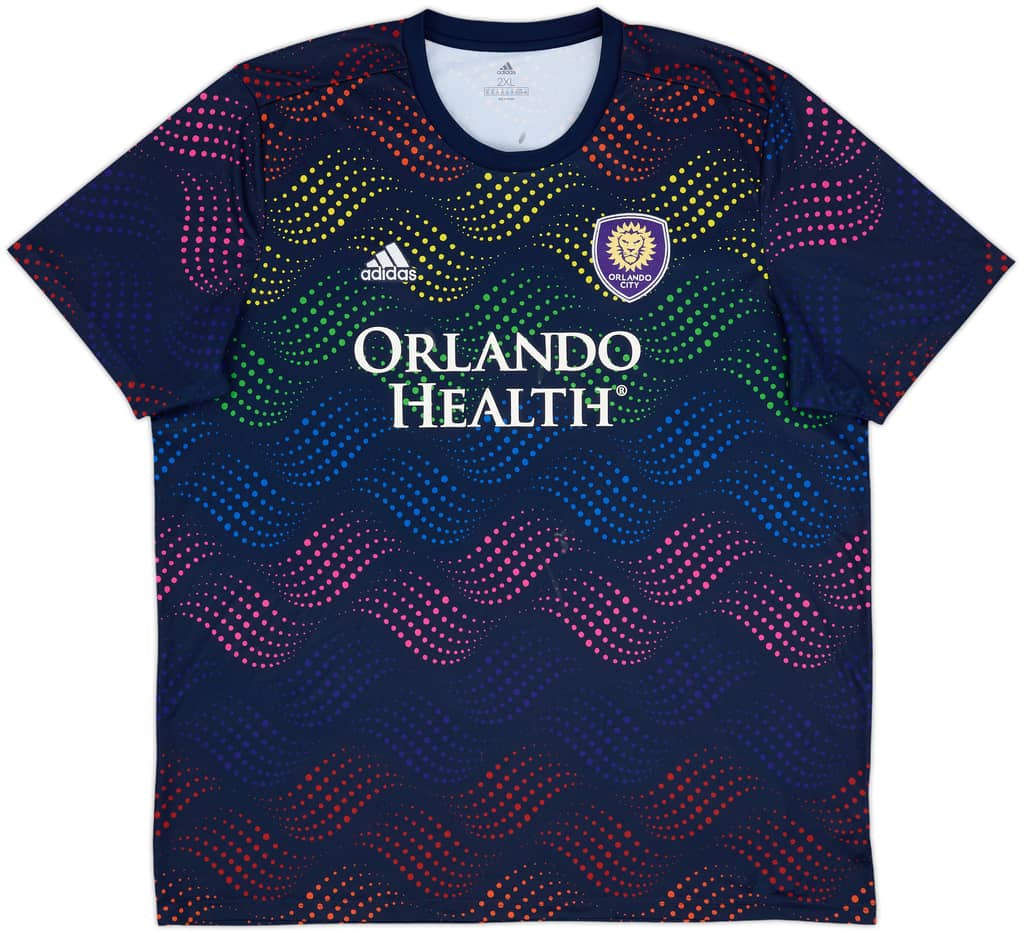 2019-20 Orlando City MLS Pride Warm-up Shirt - 6/10 - (XXL)