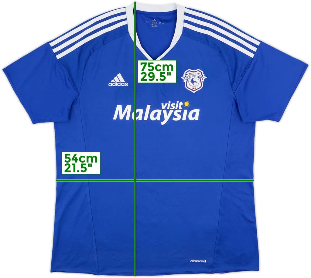 2016-17 Cardiff Home Shirt - 9/10 - (L)