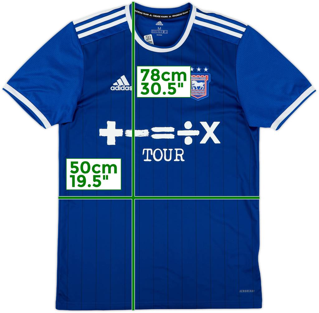 2021-22 Ipswich Home Shirt - 10/10 - (M)