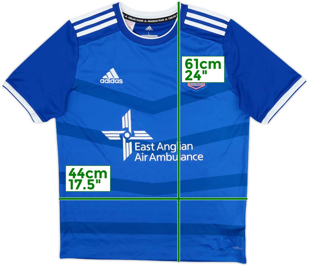 2019-20 Ipswich Home Shirt - 10/10 - (L.Boys)