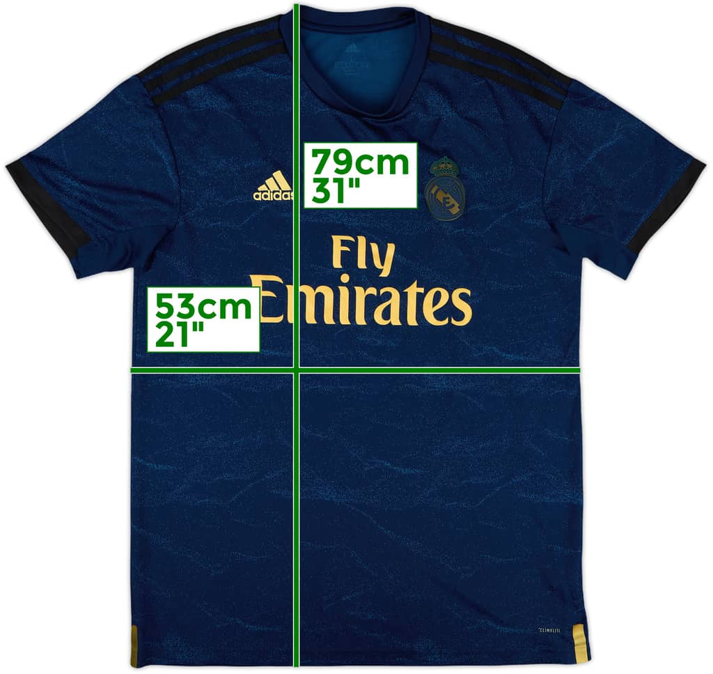 2019-20 Real Madrid Away Shirt - 4/10 - (L)